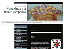 Tablet Screenshot of domuspompeiana.com